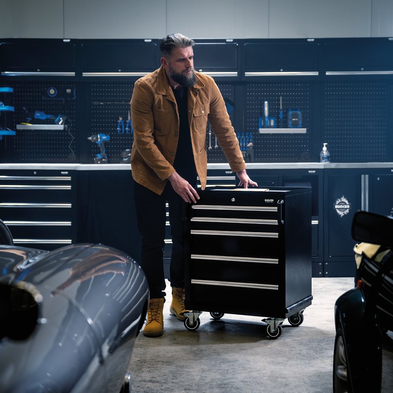 BUNKER® Modular Storage Combo With Stainless Steel Worktop (25 PIECE)