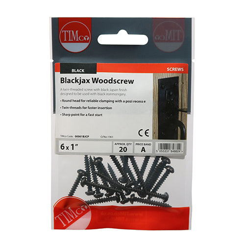 Blackjax PZ2 RND - 6 x 1 | TIMpac of 20