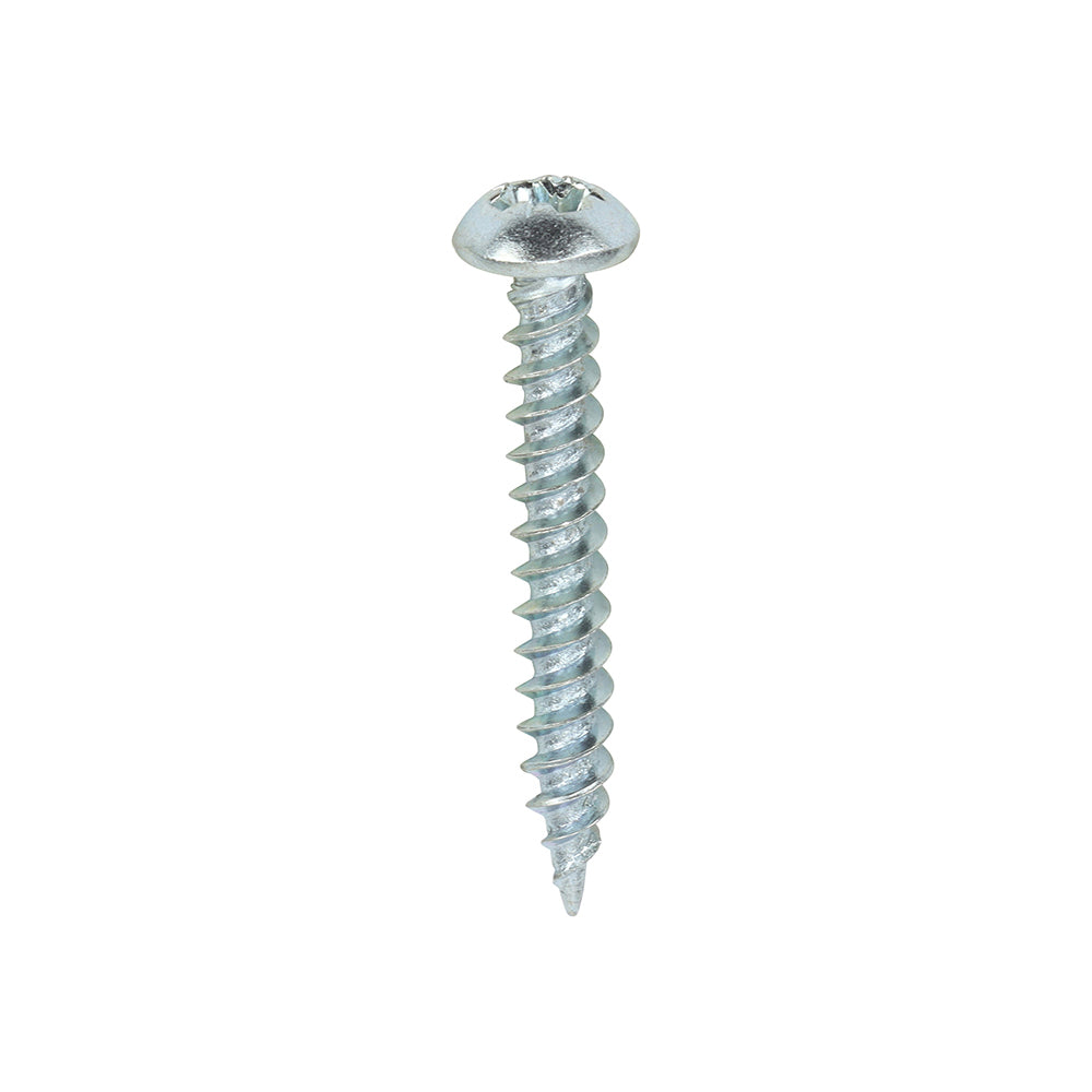 Twin Woodscrew PZ2 RND Zinc - 6 x 1 | Box of 200