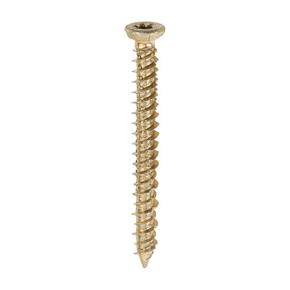 Timco Concrete Screws - TX - Flat Countersunk - Yellow - Box