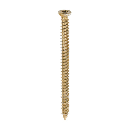 Timco Concrete Screws - TX - Flat Countersunk - Yellow - Box