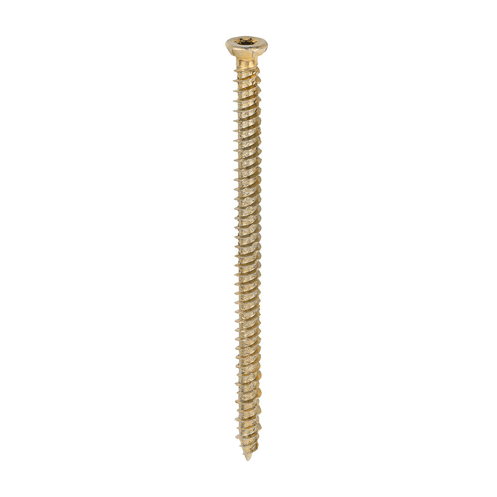 Timco Concrete Screws - TX - Flat Countersunk - Yellow - Box