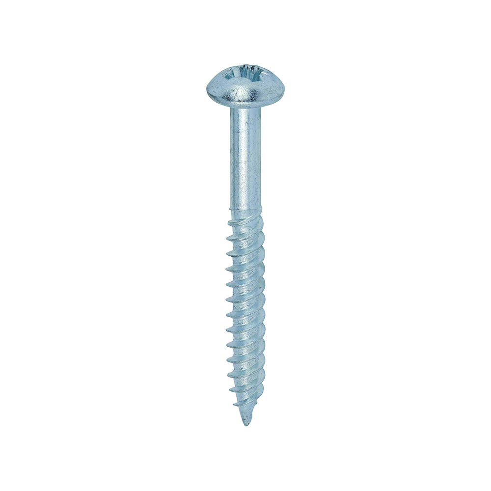 Twin Woodscrew PZ3 RND Zinc - 12 x 2 | Box of 200