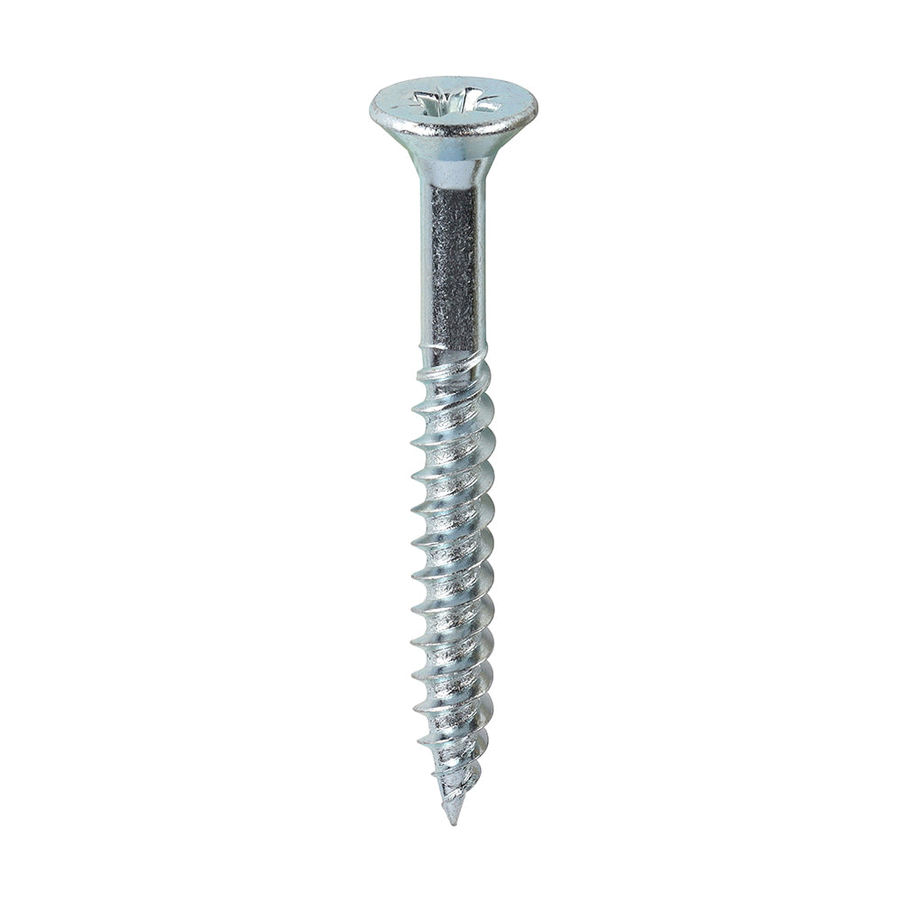 Twin Woodscrew PZ3 CSK Zinc - 12 x 2 | Box of 200