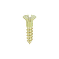Brass Timber Screw SLOT CSK - 4 x 1/2 | Box of 200