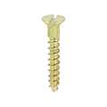 Brass Timber Screw SLOT CSK - 4 x 3/4 | Box of 200