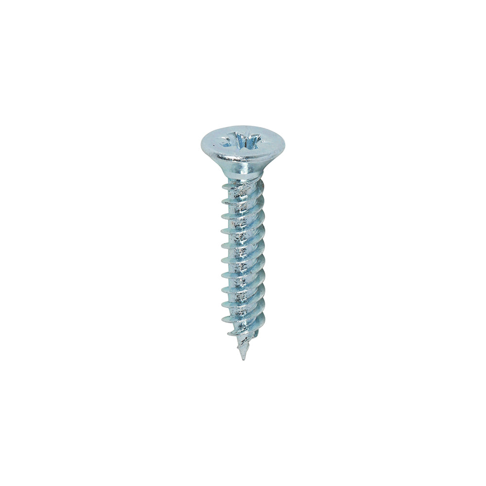Twin Woodscrew PZ1 CSK Zinc - 4 x 5/8 | Box of 200