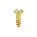 Brass Timber Screw SLOT CSK - 6 x 1/2 | Box of 200