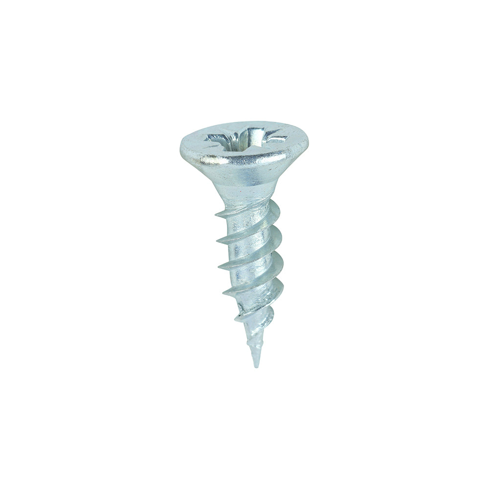 Twin Woodscrew PZ2 CSK Zinc - 6 x 1/2 | Box of 200