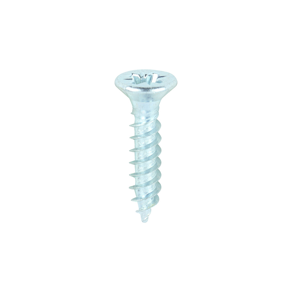 Twin Woodscrew PZ2 CSK Zinc - 8 x 3/4 | Box of 200