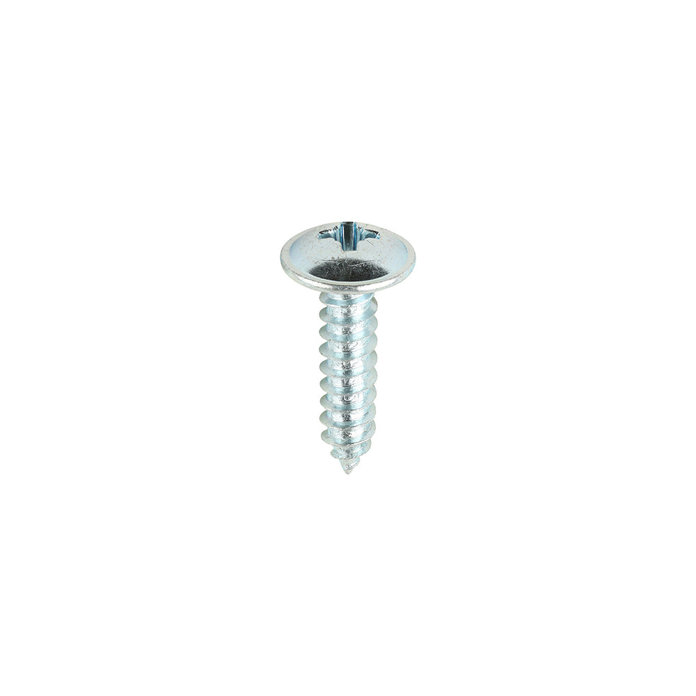 S/Tapping Screw PZ2 FLG Zinc - 10 x 3/4 | Box of 200