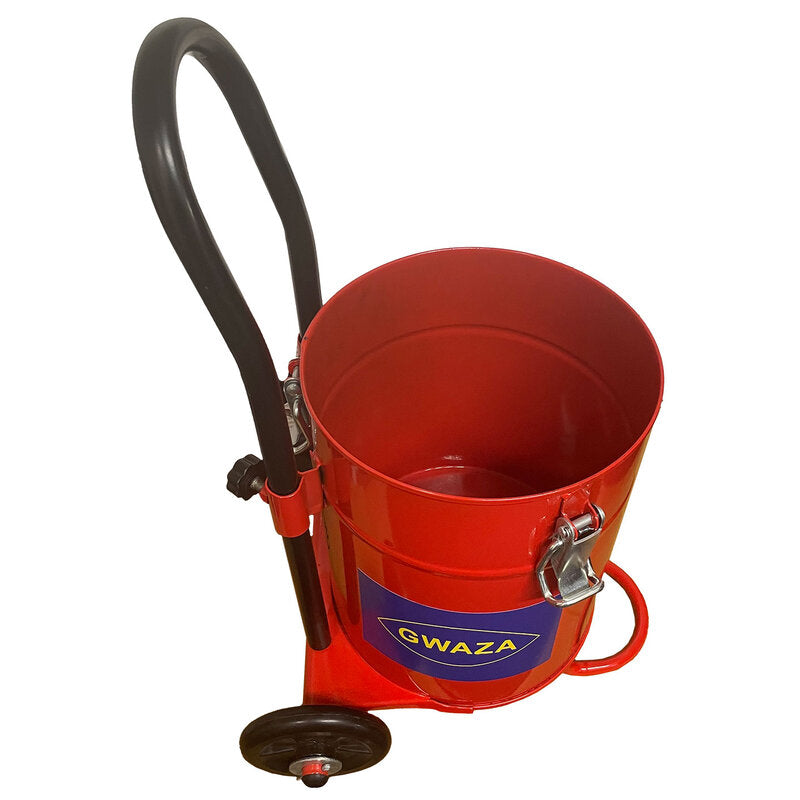 Gwaza Grease Pump Bucket - Capacity 10kgs - Trolley