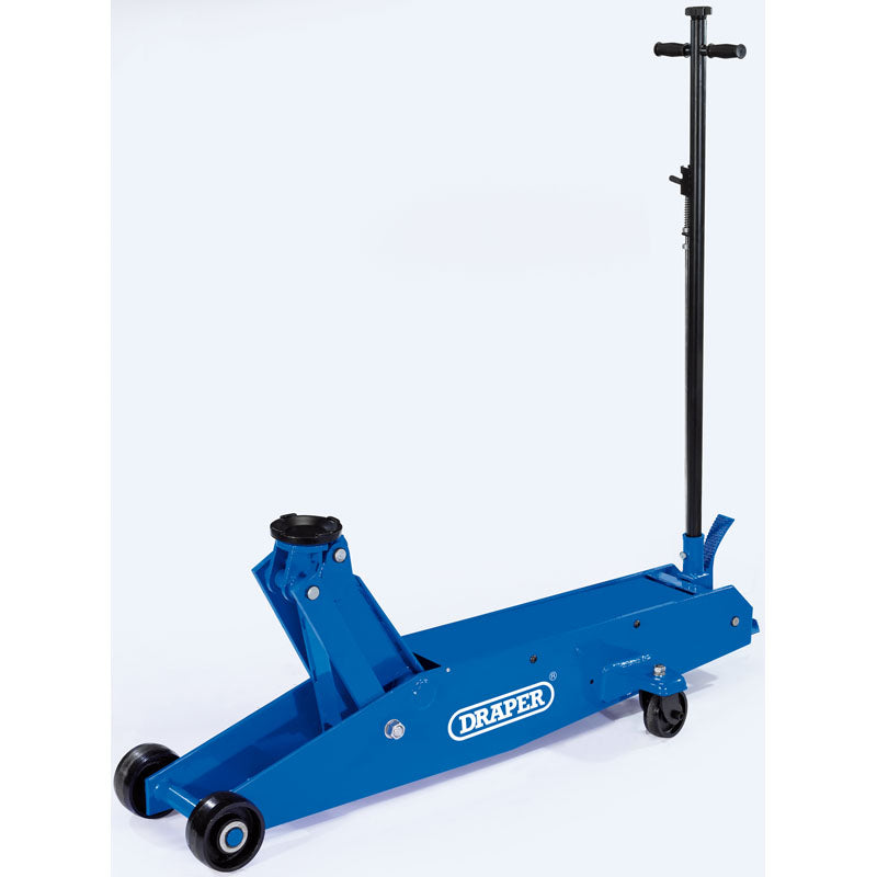 Draper Long Chassis Trolley Jack, 10 Tonne
