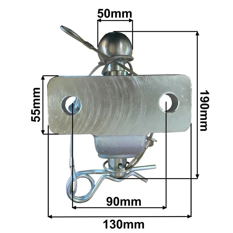 Tow Hitch Dual Extended Ball 3500 kg