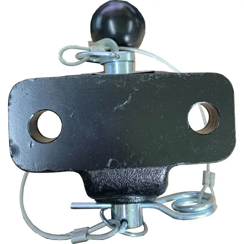 Tow Hitch Dual Extended Ball 3500kg Black