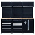 BUNKER® Modular Storage Combo with Hardwood Worktop (14 PIECE) Draper Tools