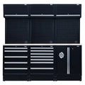 BUNKER® Modular Storage Combo with Stainless Steel Worktop (14 PIECE) Draper Tools