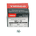 Timco Roofing Bolts with Square Nuts - Zinc Timco