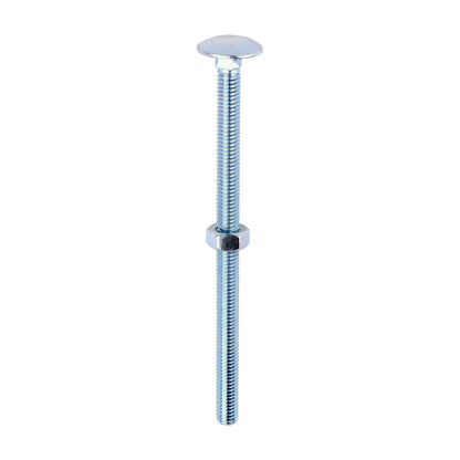 Carriage Bolt & Hex Nut - BZP - Box