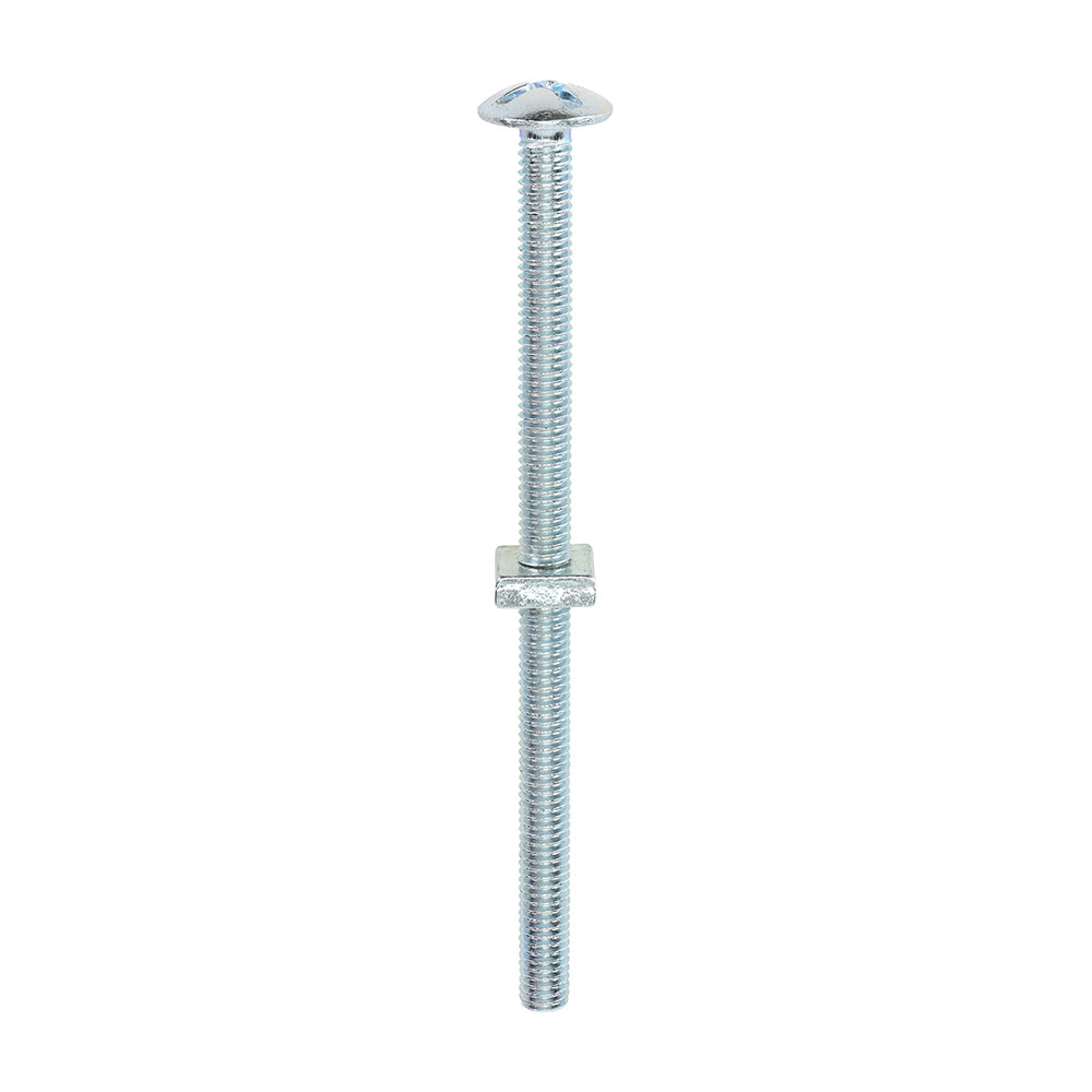 Roofing Bolts with Square Nuts - Zinc - Box