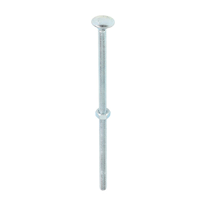 Carriage Bolt & Hex Nut - BZP - Box