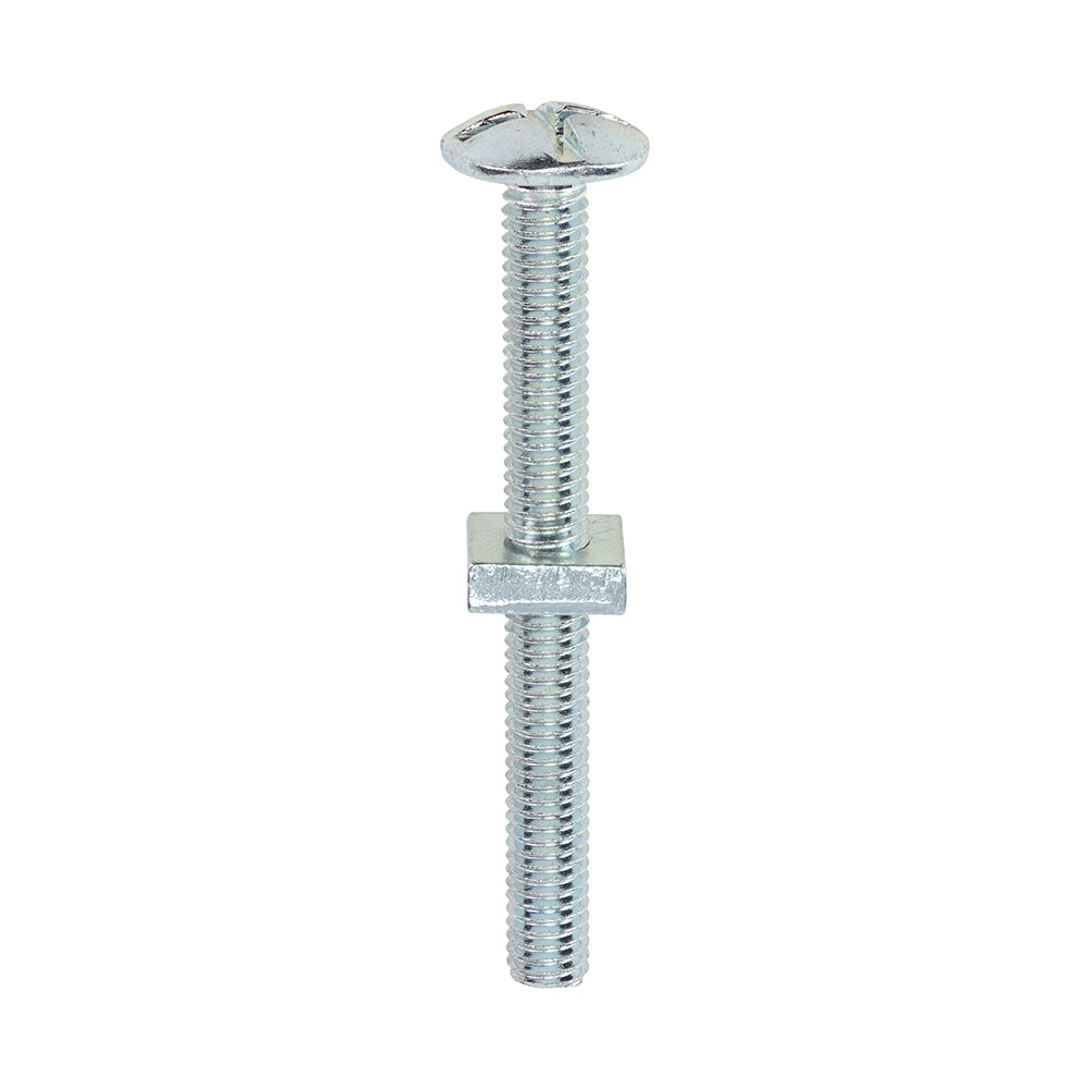 Roofing Bolts with Square Nuts - Zinc - Box