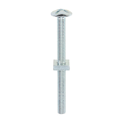 Roofing Bolts with Square Nuts - Zinc - Box