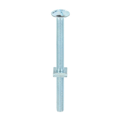 Roofing Bolts with Square Nuts - Zinc - Box