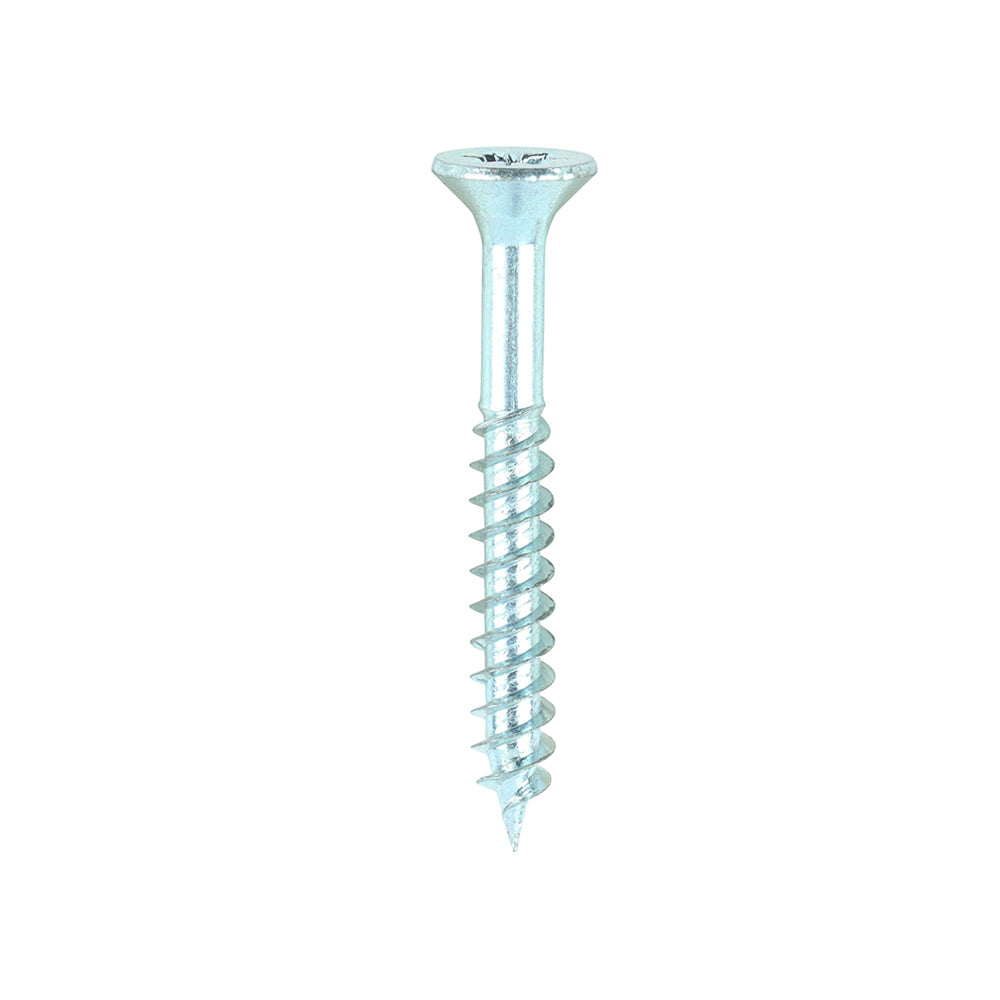 Twin Woodscrew PZ2 CSK Zinc - 7 x 1 1/4 | Box of 200