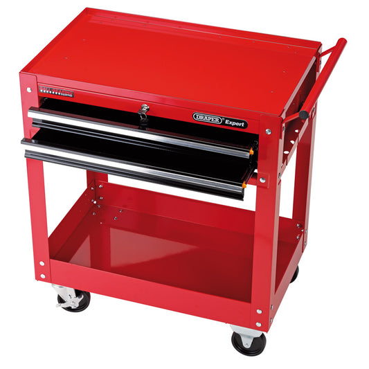 Draper Expert 2 Tier Tool Trolley with 2 Drawers