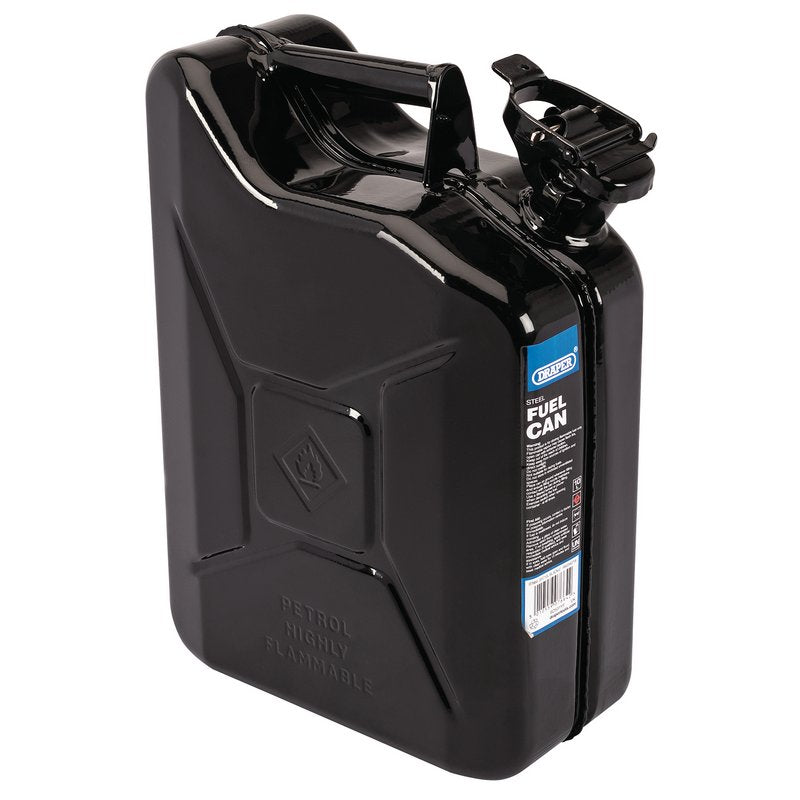 Draper Steel Fuel Can 10L Black