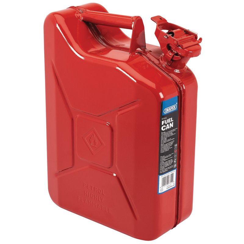 Draper Steel Fuel Can 20L Red