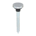 Mirror Screw Flat - Chrome - 8 x 1 1/2 | TIMpac of 8