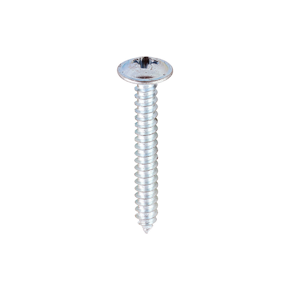 S/Tapping Screw PZ2 FLG Zinc - 8 x 1 1/4 | Box of 200