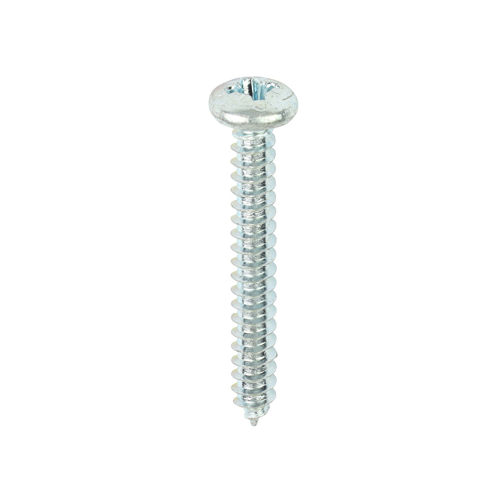 S/Tapping Screw PZ2 PAN Zinc - 8 x 1 1/4 | Box of 200