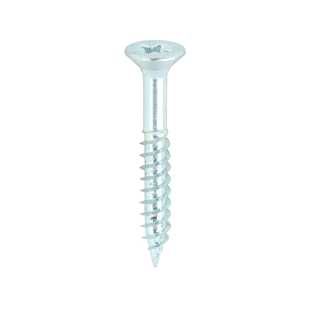Twin Woodscrew PZ2 CSK Zinc - 8 x 1 1/4 | Box of 200