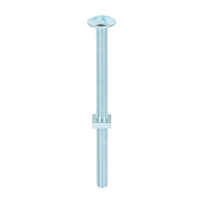 Roofing Bolts with Square Nuts - Zinc - Box