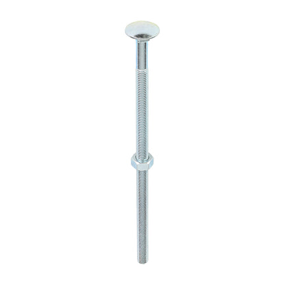 Carriage Bolt & Hex Nut - BZP - Box