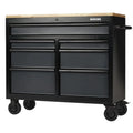 BUNKER® Workbench Roller Toll Cabinet, 7 Drawer, 41", Grey Draper Tools