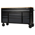 BUNKER® Workbench Roller Tool Cabinet, 15 Drawer, 61", Grey Draper Tools