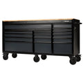 BUNKER® Workbench Roller Tool Cabinet, 15 Drawer, 72", Grey Draper Tools