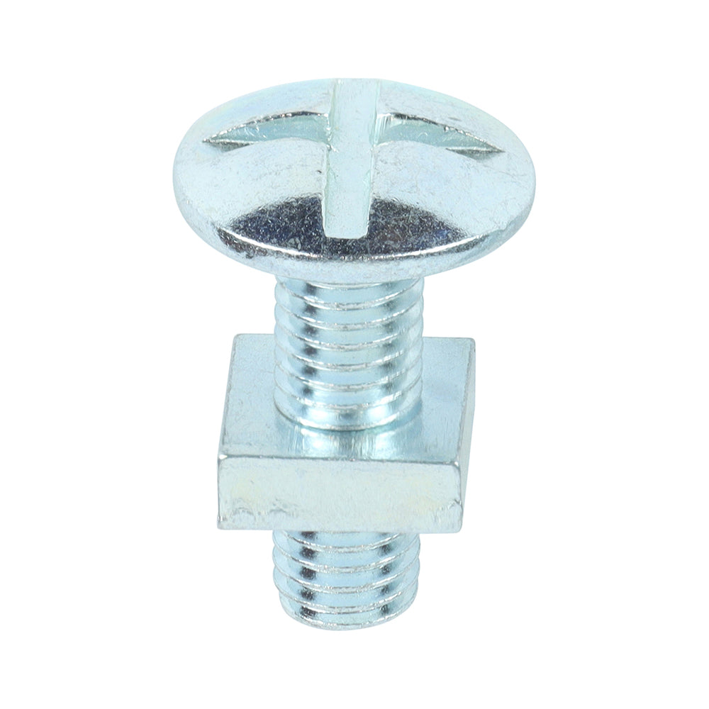 Roofing Bolts with Square Nuts - Zinc - Box