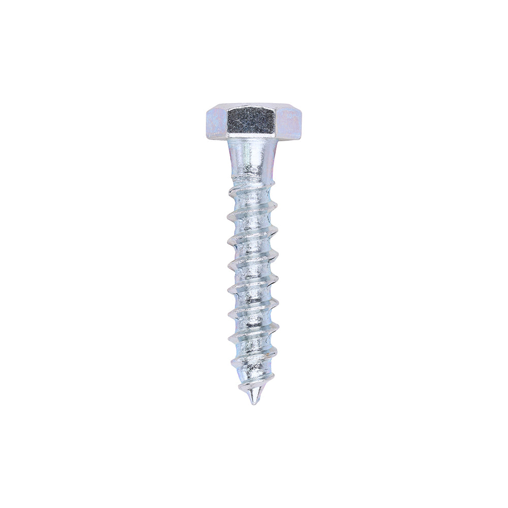 Coach Screws - Hex - Zinc - Box