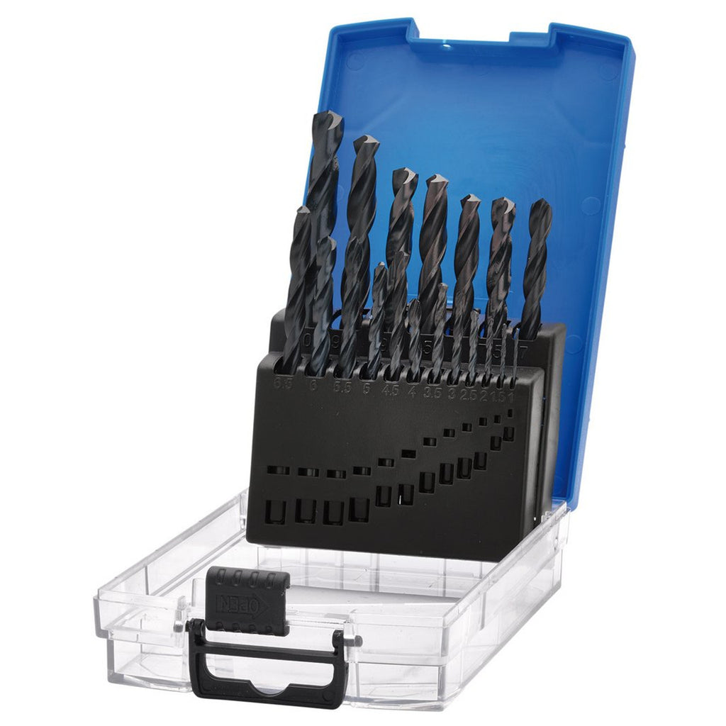 Draper Black HSS Drill Bit Set (19 Piece)
