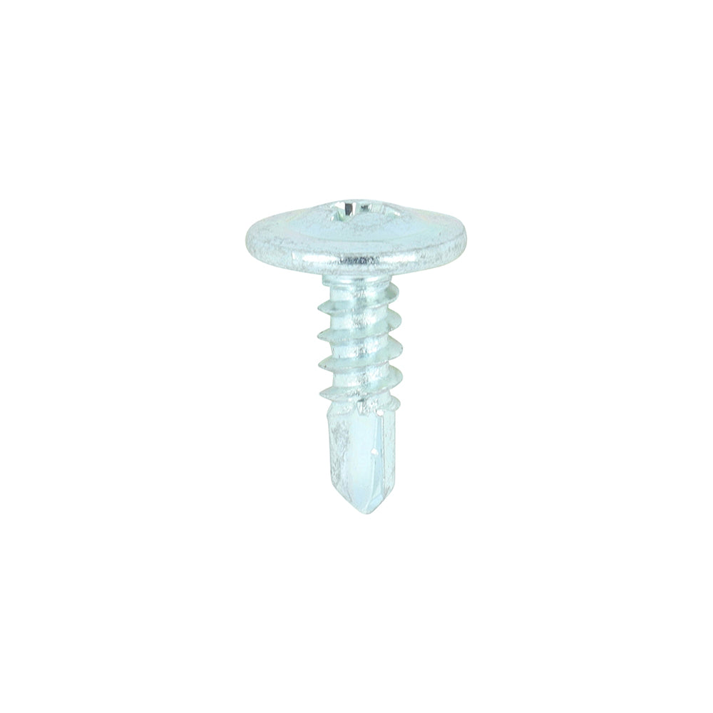 Wafer Screw PH2 S/DRILL Zinc - 8 x 9/16 | Box of 1000