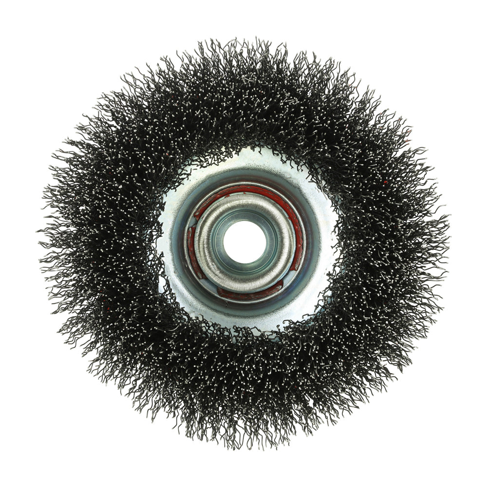 Timco Angle Grinder Cup Brush - Crimped Steel Wire - Diameter mm 100 - Wire Thickness mm 0.3