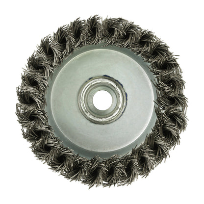 Timco Angle Grinder Cup Brush - Twisted Knot Stainless Steel - Diameter mm 100 - Wire Thickness mm 0.5