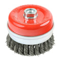Timco Angle Grinder Cup Brush - Twisted Knot Steel Wire | 100mm Timco