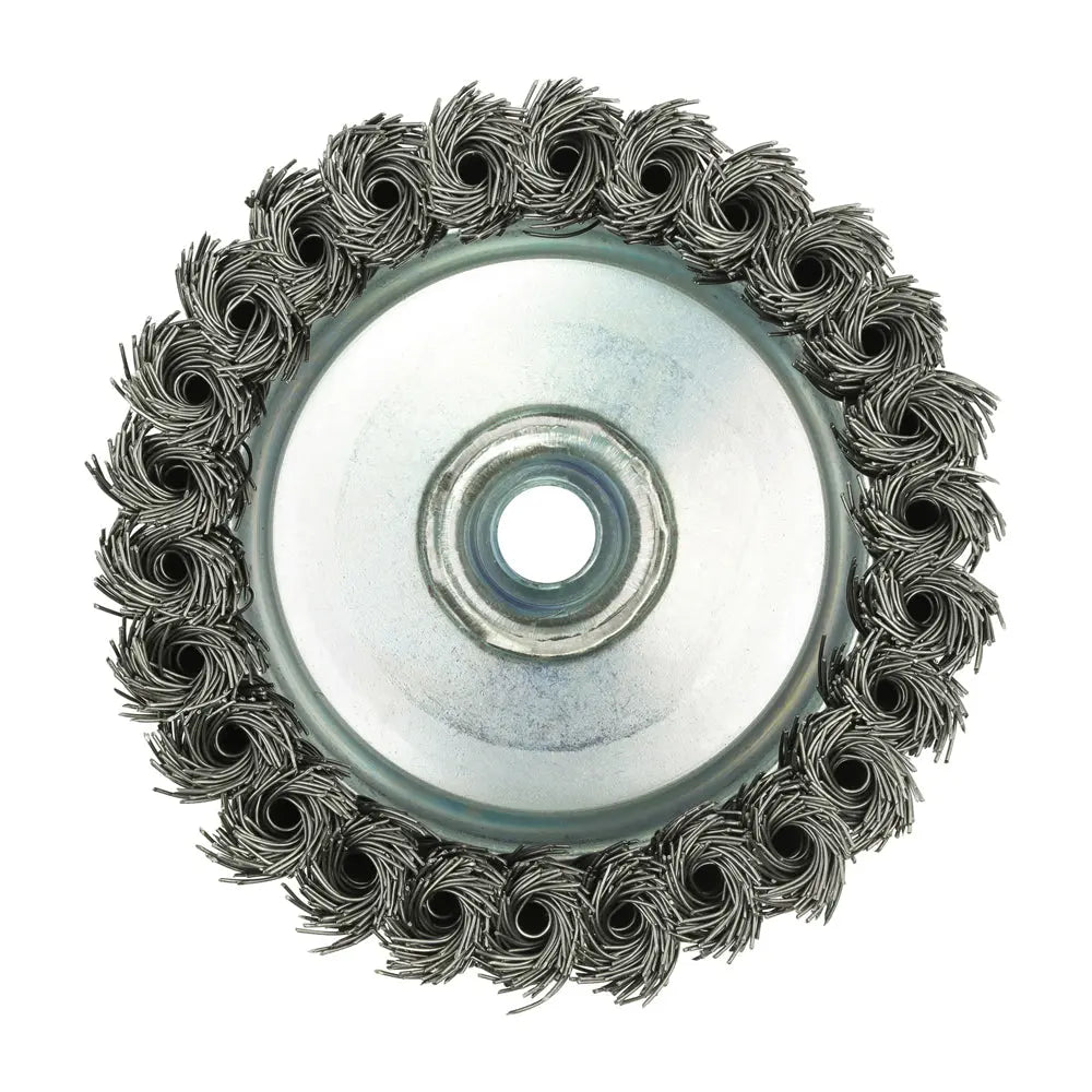 Timco Angle Grinder Cup Brush - Twisted Knot Steel Wire | 100mm Timco