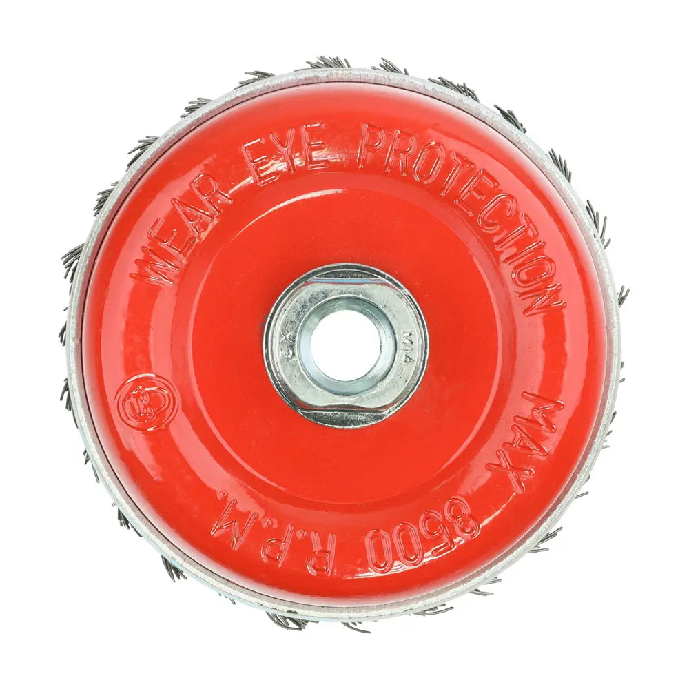 Timco Angle Grinder Cup Brush - Twisted Knot Steel Wire | 100mm Timco